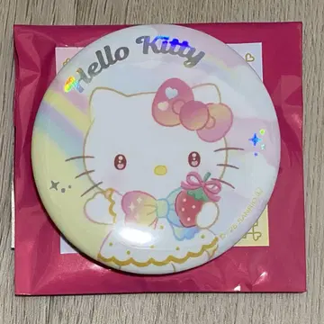 트레이딩 홀로 캔뱃지 키티