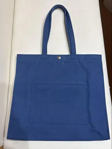 프렌치불 토트백 블루