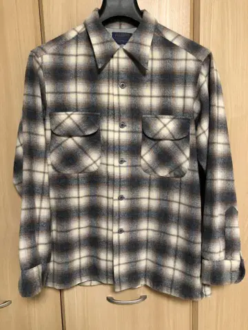 60~70년대 Pendleton 펜들턴 보드 셔츠 M 데드스탁