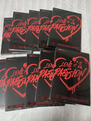 WEi CD 앨범 LOVEpt.2 PASSION 미개봉 새상품 10장