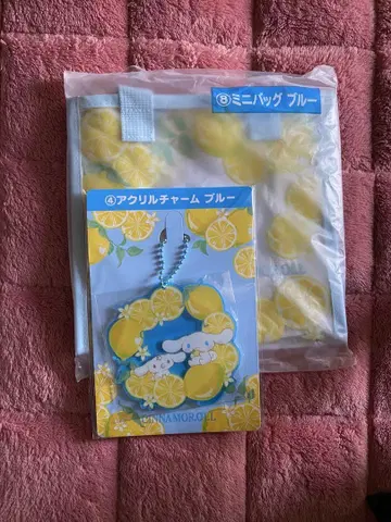 시나모롤 당첨 복권 아크릴 참 미니 백
