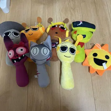 애니메이션 캐릭터 봉제 인형 8종 세트