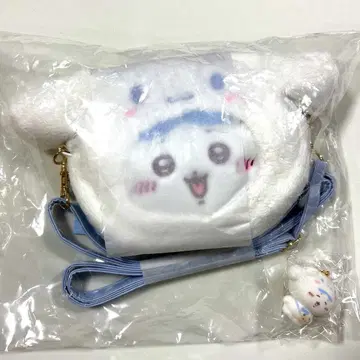 치이카와 산리오 시크릿 플로키 마스코트 참 미니백 하치와레