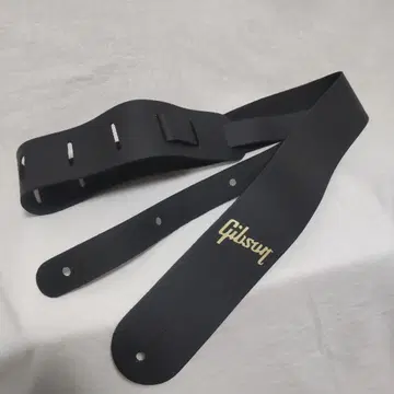 Gibson 새상품 가죽 스트랩 블랙 기타 베이스 가죽 검정