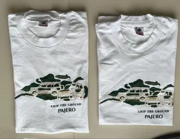 빈티지 PAJERO 티셔츠 [M 사이즈 & L 사이즈 2장 세트]