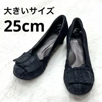 새상품급 monet 25cm EEE 모네 펌프스 블랙 가죽
