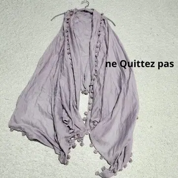 누키테파 ne Quittez pas 폼폼 포함 2way 베스트, 스톨