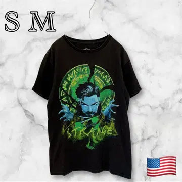 MARVEL 그래픽 티셔츠 S M 반팔 해외 구제 의류 USA 로고