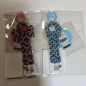 오사카 엑스포 리제로 라무&렘 아크릴 스탠드 세트