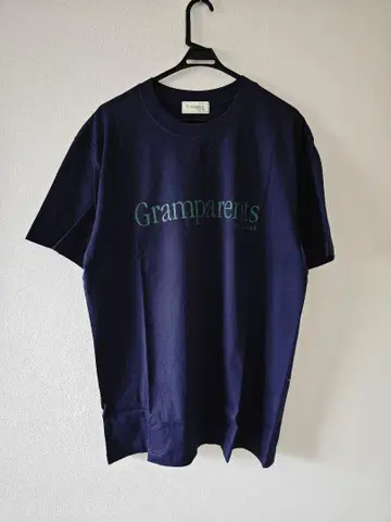 Gramparents for BEAMS 네이비 티셔츠 빔즈