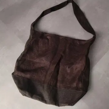 fog linen work 린넨 숄더 백 브라운