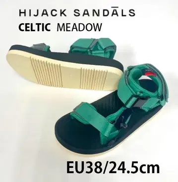 미사용/HIJACK SANDALS/24.5cm/EU38/CELTIC