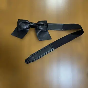 LOUNIE 블랙 리본 벨트