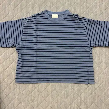 EVCON BORDER S/S WIDE T-SHIRT 블루