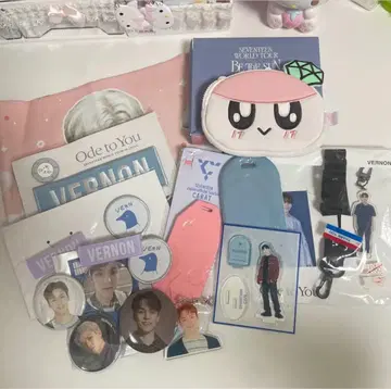 SEVENTEEN 버논 굿즈 묶음 판매 네임 와펜 캔뱃지