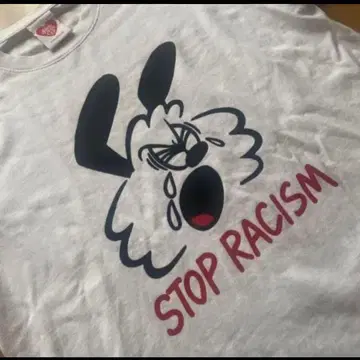 M 사이즈 STOP RACISM GirlsDon'tCry 차리티 티셔츠