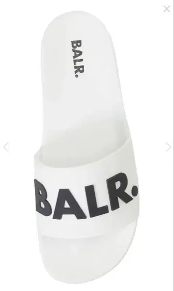 BALR. 화이트 로고 슬라이드 샌들