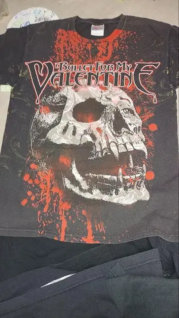 Bullet For My Valentine 스컬 티셔츠
