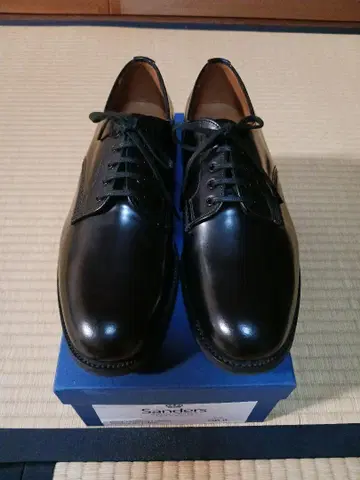 SANDERS MILITARY OFFICER SHOE 블랙 UK8