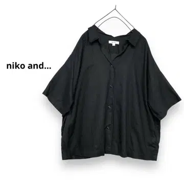 niko and... 아사키자미에리 셔츠 린넨 셔츠 와이드 셔츠 3