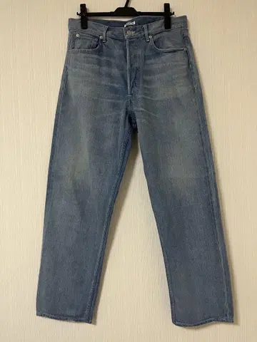오라리 SELVEDGE DENIM WIDE PANTS