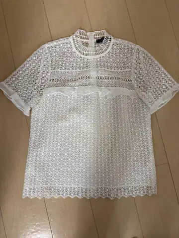 자라 레이스 블라우스