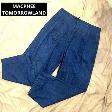 투모로우랜드 맥피 MACPHEE 와이드 턱 데님 38