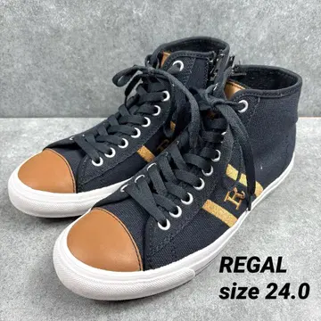REGAL 리갈 하이컷 스니커즈 사이드 지퍼 24.0