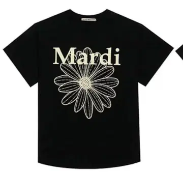 마르디 메크르디 티셔츠 BLACK CREAM