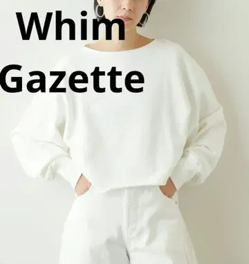 Whim Gazette 윔 가젯 쭈리 크롭 풀오버 트레이닝복