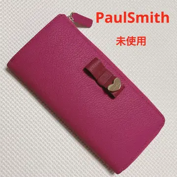 미사용 PaulSmith 폴스미스 가죽 장지갑 마젠타