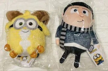 미니언즈 봉제 인형 미니언 크루 특별한 2개 세트