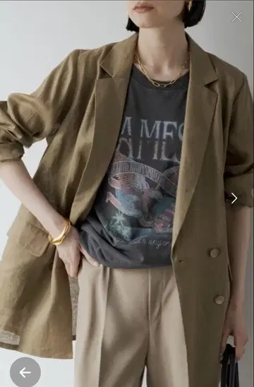 LOUNGEDRESS 린넨 자켓
