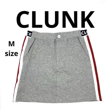 CLUNK 크랭크 스커트 M 맨투맨 원단 골프웨어 골프 스커트