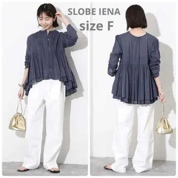 SLOBE IENA 슬로브 이에나 2024SS 개더 뉘앙스 블라우스