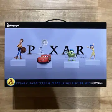 해피 복권 픽사 A상 캐릭터 & 로고 피규어 세트