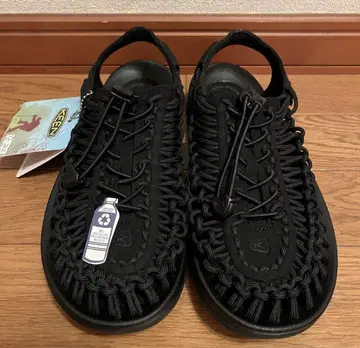 신상품, 미사용 KEEN UNEEK 블랙 24.5cm