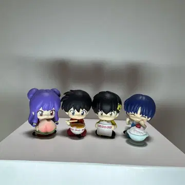 란마 1/2 미니 피규어 4개 세트