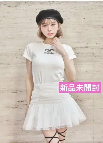 미사용 새상품 Darich 다리치 자수 로고 티셔츠
