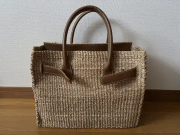 SEA 바스켓백 M 사이즈 토트백 가죽 브라운