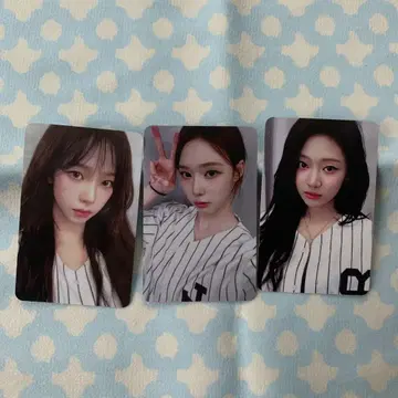 aespa Better Things 야구 트레이딩 카드 3장