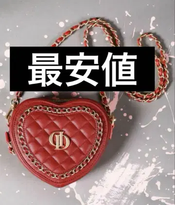 darich 하트 모티브 미니 백 레드 RED