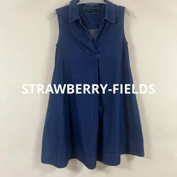 STRAWBERRY-FIELDS 슬리브리스 원피스 A 라인