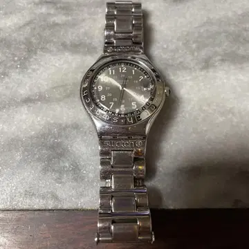 Swatch 아날로그 시계 실버