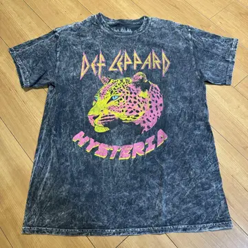 DEF LEPPARD 티셔츠 S 타이다이 패턴 밴딩 ANIMAL