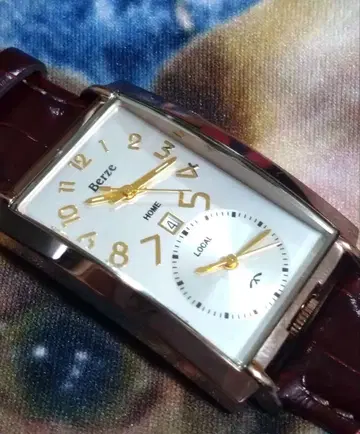 D6322 VERZE 남성용 쿼츠 듀얼 페이스 새상품 배터리 새상품급