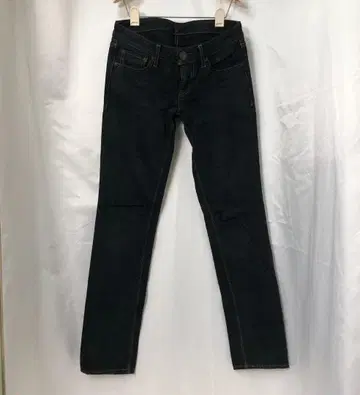 MOUSSY 데님 스키니 블랙 7502