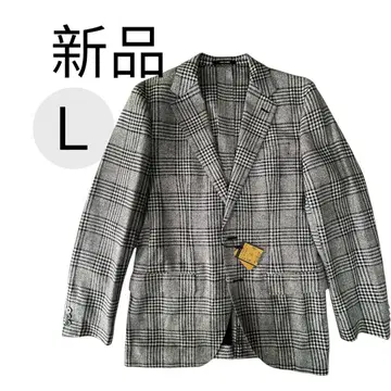 새상품 꼼사맨 체크 자켓