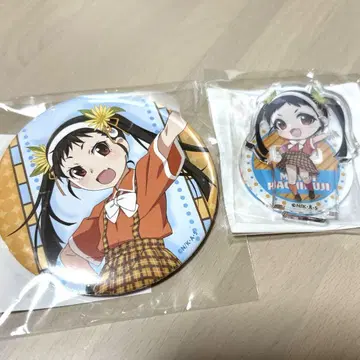 모노가타리 시리즈 야쿠지 마요 아크릴 스탠드 캔뱃지 세트