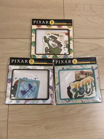 PIXAR 캐릭터 씰 3팩 세트